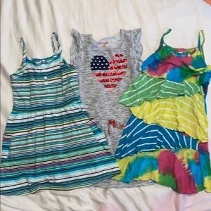 3 Girls Dress Size 7/8 Used